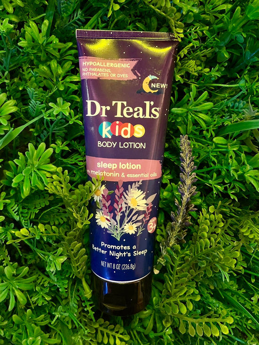 Crema Corporal Melatonina y Aceites Niños Dr. Teals