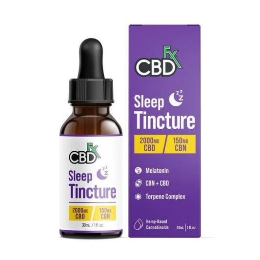 Aceite CBD CBN Melatonina Sleep CBDfx 1000-4000 mg
