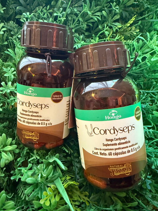 Capsulas Cordyceps Natural Yazmin 500mg