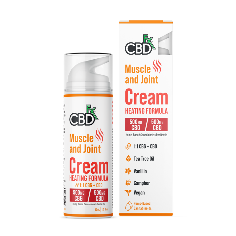 Crema CBD Musculos y Articulaciones CBDfx 500mg