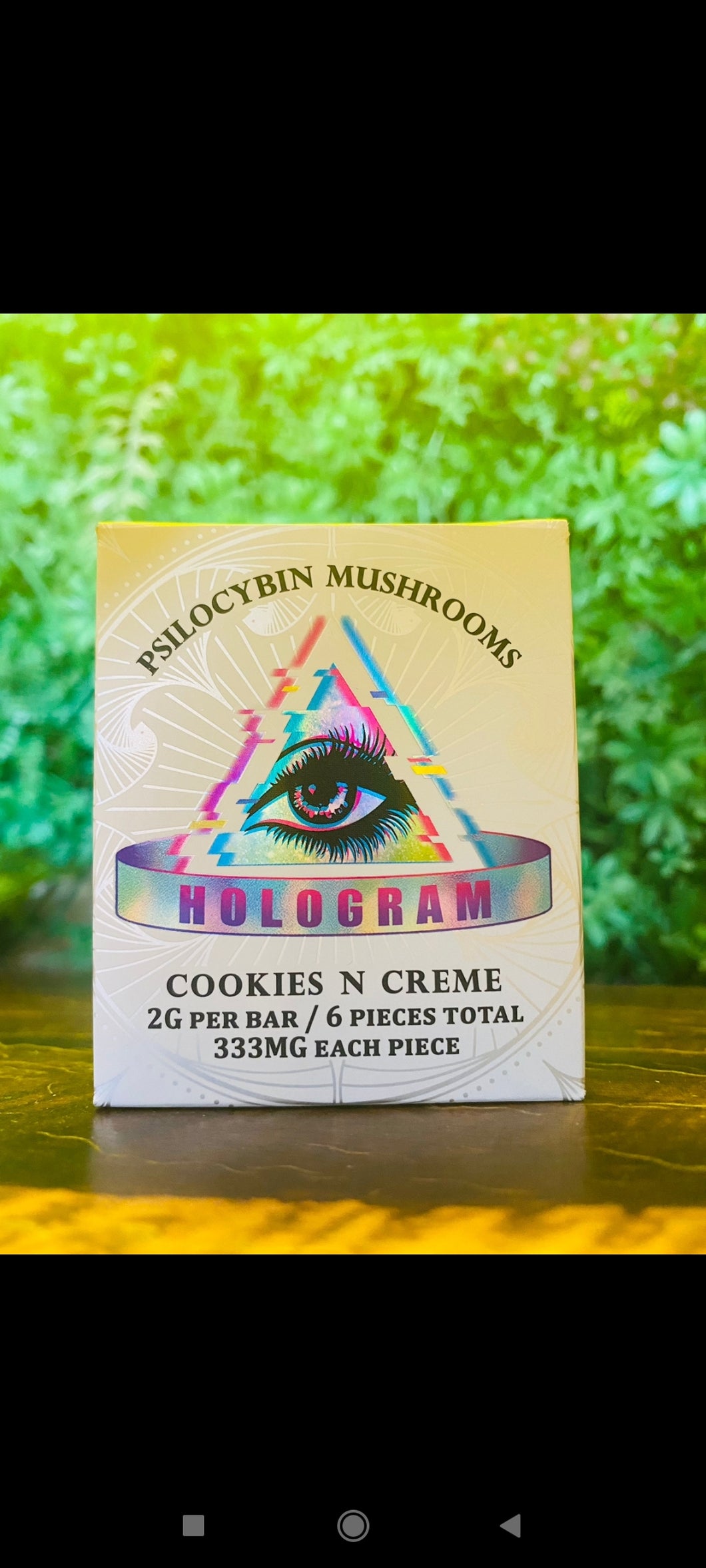 Chocolate Psilocibina Hologram Cookies N Creme 2gr Tiendacbdmexico 