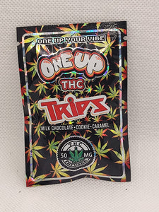 Trips Chocolate Micros THC One Up 50mg Tiendacbdmexico