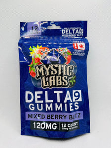 Gomitas Delta 9 Mystic Labs 120mg Tiendacbdmexico Mixed Berry Blitz