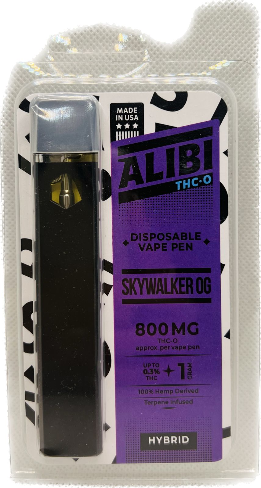 Vape Desechable THC-0 Alibi Skywalker OG 800mg Tiendacbdmexico
